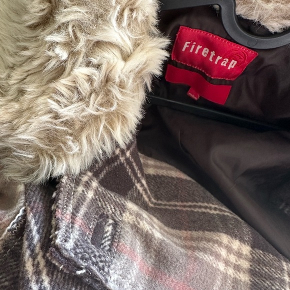 Firetrap 80% wool coat- super warm size medium - Picture 6 of 7